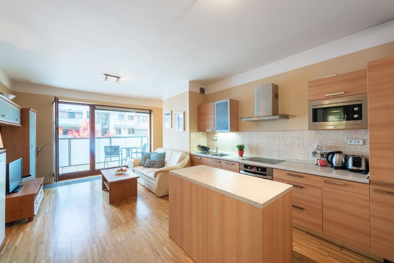 Luxury Apartment River Diamond Residence 布拉格 外观 照片